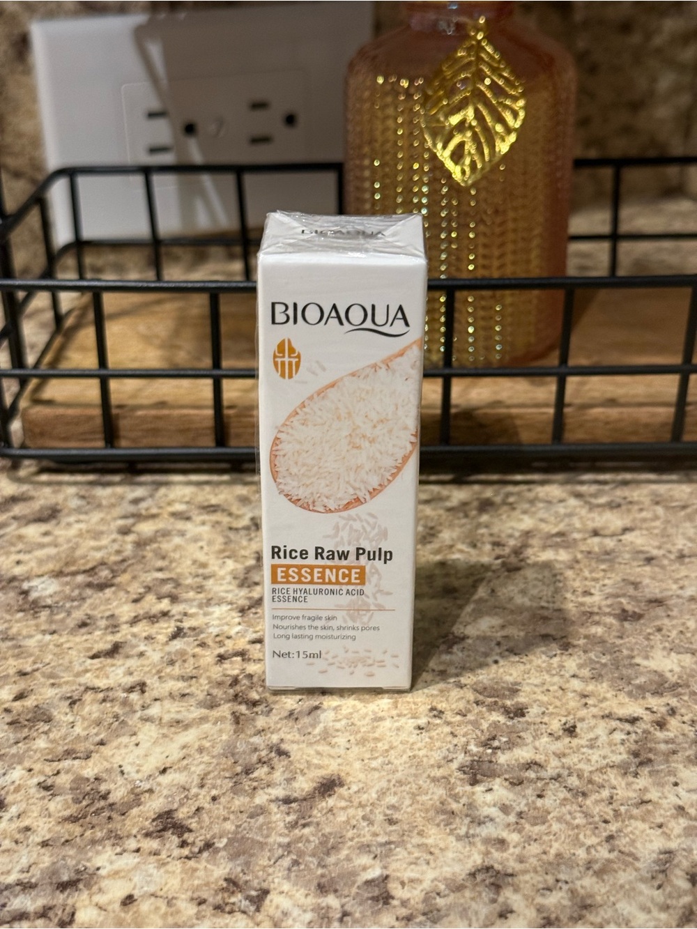 Bioaqua Rice Raw Pulp Essence Rice Hyaluronic Acid Nourish Repair Strengthen